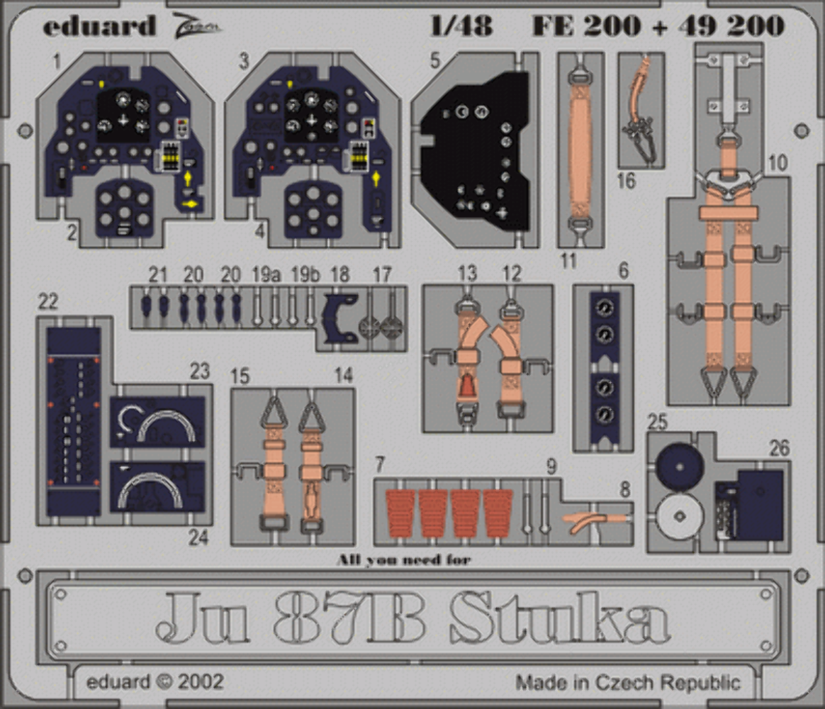 Eduard FE200 1:48 Junkers Ju-87B 'Stuka'