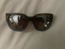 Costa Waterwoman Polarized Sunglasses   Tortoise Frame with Blue Accents  Case