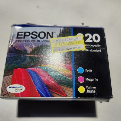 Epson 220XL Black 220 Cyan Magenta Yellow Ink Set T220XL-BCS EXP2026 Cartridges