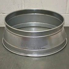 DENTED - Nordfab QF Duct Reducer 8040025988, 20" to 18" OD, Clamp, Steel, 20 ga