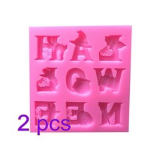  2 Count Ghost Moulds Halloween Cake Baking Molds Silicone Fondant
