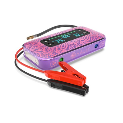 #ad HALO Bolt Air 1750 Portable Car Battery Jump Starter 130 PSI Air Purple $264.77