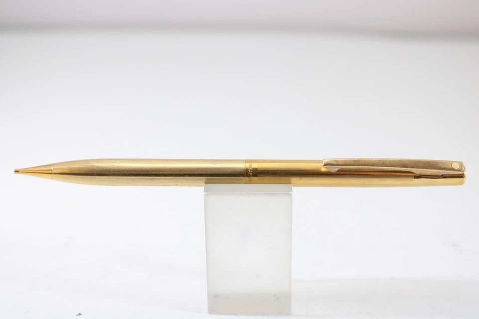 Vintage Sheaffer Stylist Lined Gold Plate Mechanical Pencil - Image 2 of 4