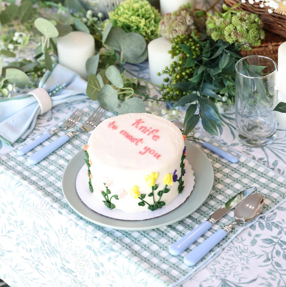 Set Di Posate, Posate Colorate in Acciaio Inossidabile, Set Di Posate Da Tavola, - Immagine 4 di 4