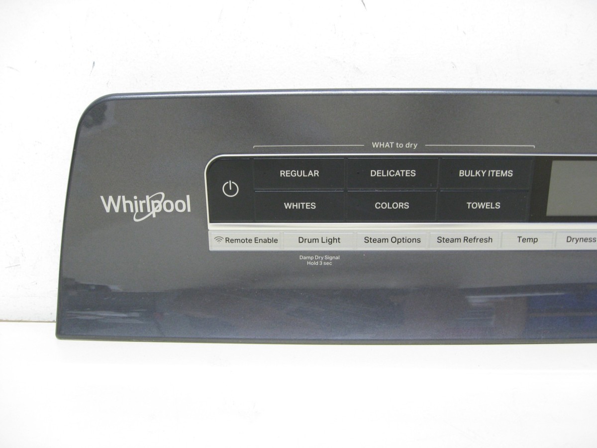 Genuine Whirlpool Dryer Control Panel W11626080 W11562730 For
