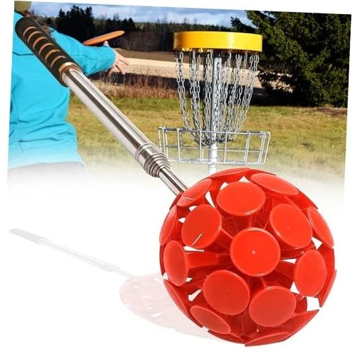 Disc Golf Retriever, 10FT Telescopic Rod with Suction Cup, Golf Disc 