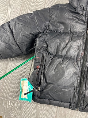 Patagonia Kids Black Full Zip Insulated Puffer Down Jacket Size XXS 3-4 *Flaws* - Picture 9 of 11