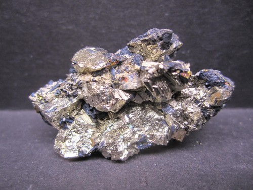 Pyrite with Tetrahedrite Crystal Cluster, Huanzala Mine, Peru #5