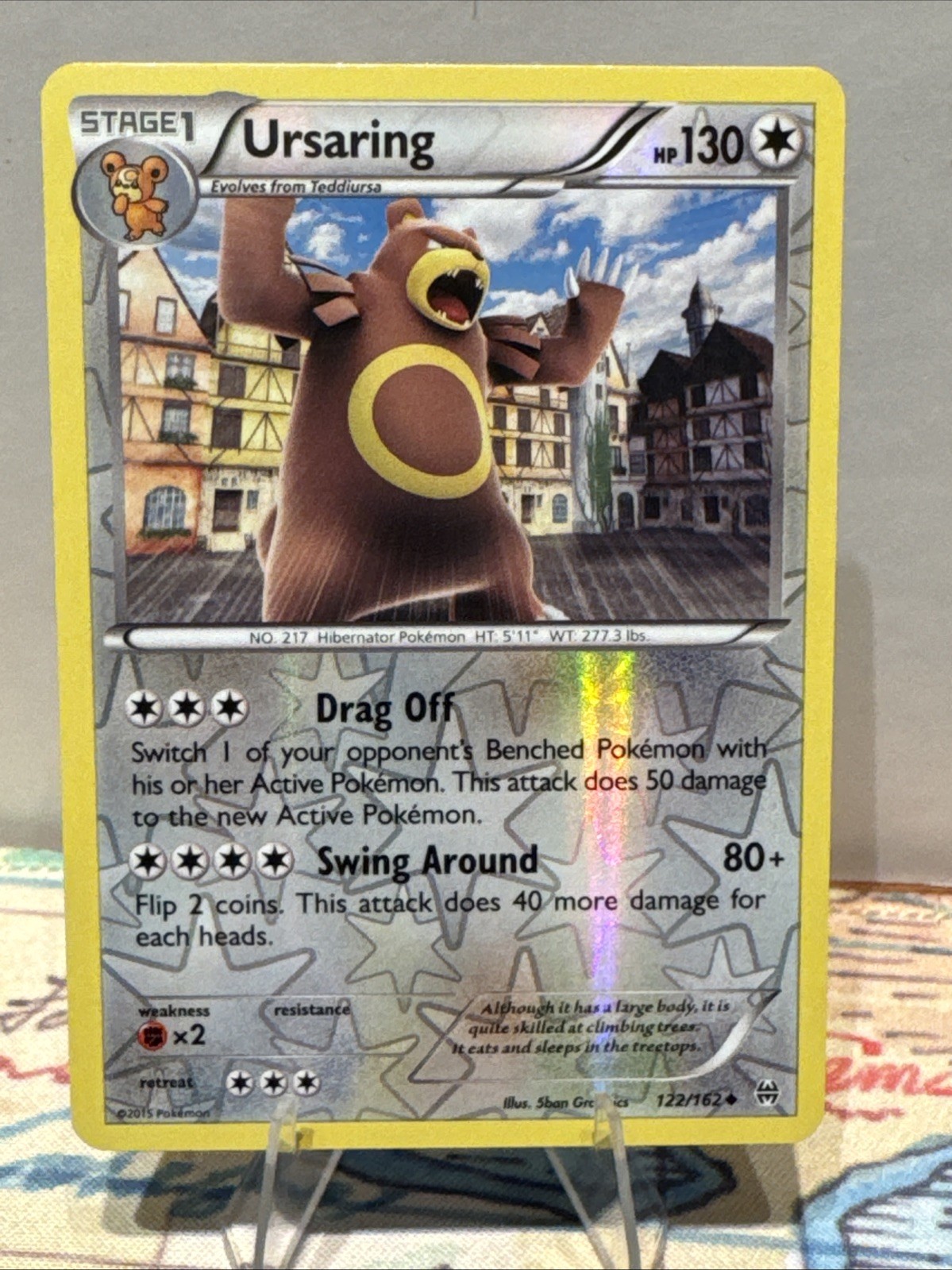 Ursaring 122/162 Breakthrough Reverse Holo