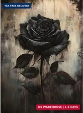 Flower Diamond Painting Kits for Adults, Diamond Art Kits for Beginners, 5D DIY
