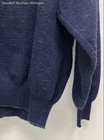 Vintage 90s Tricots St. Raphael Men's Navy Textured Merino Wool Sweater Sz XL — photo 5