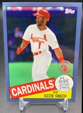 2020 Topps Ozzie Smith #85-91 1985 35th Anniversary Blue Cardinals
