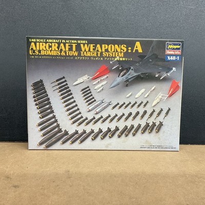 Hasegawa Aircraft Weapons A Bombs & Tow Target System 1/48 Scale Model X48-1