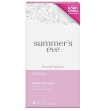 Summer's Eve Douche, 4.5 Oz Island Splash | 4 Units | Pack Of 1