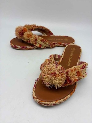Tory Burch Orange Size 8 Flip Flop Sandals