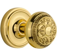 Nostalgic Warehouse Classic Rosette with Egg & Dart Round Door Knob