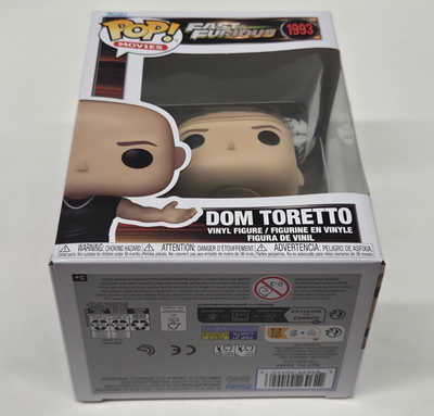 Funko Pop! Vinyle Dom Toretto – Fast 9 – Figurine Collection 9,5 Cm, Cadeau Idéal Pour Fans De La Saga Fast And Furious