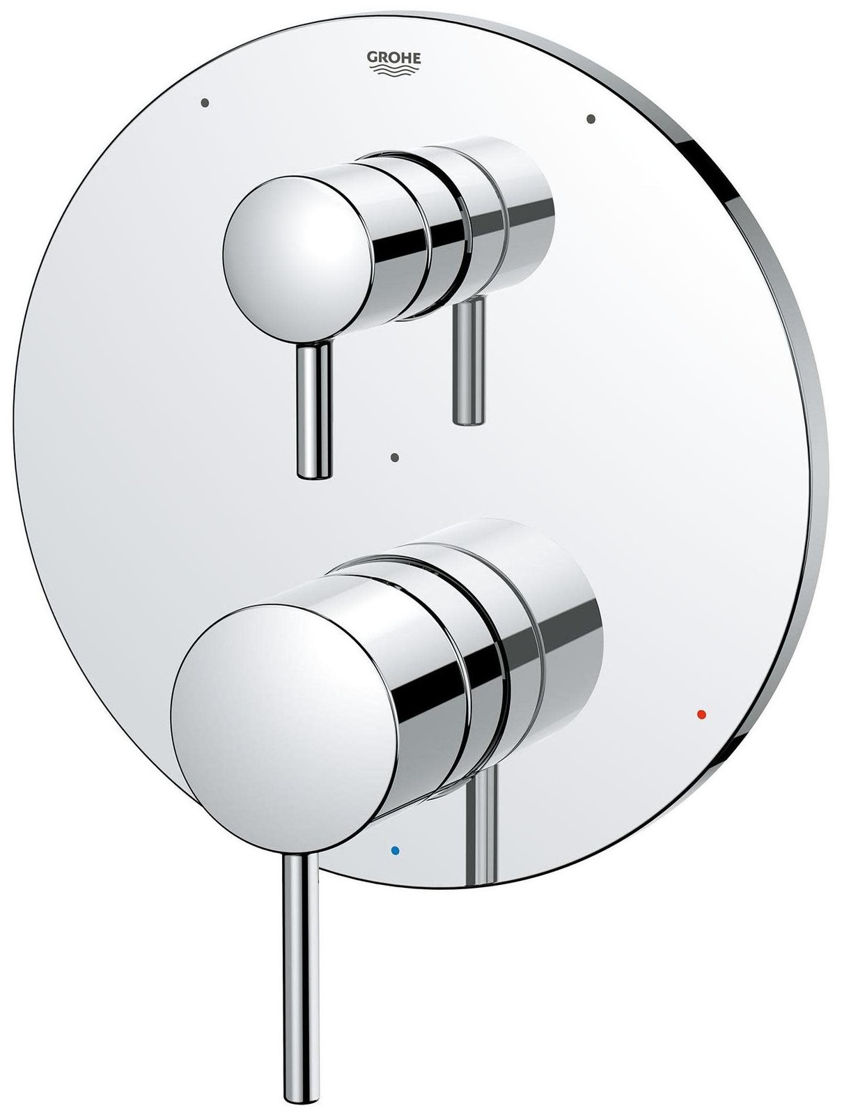 Grohe 29 427 Timeless Three Function Pressure Balanced Valve Trim - Brushed Cool thumbnail 5