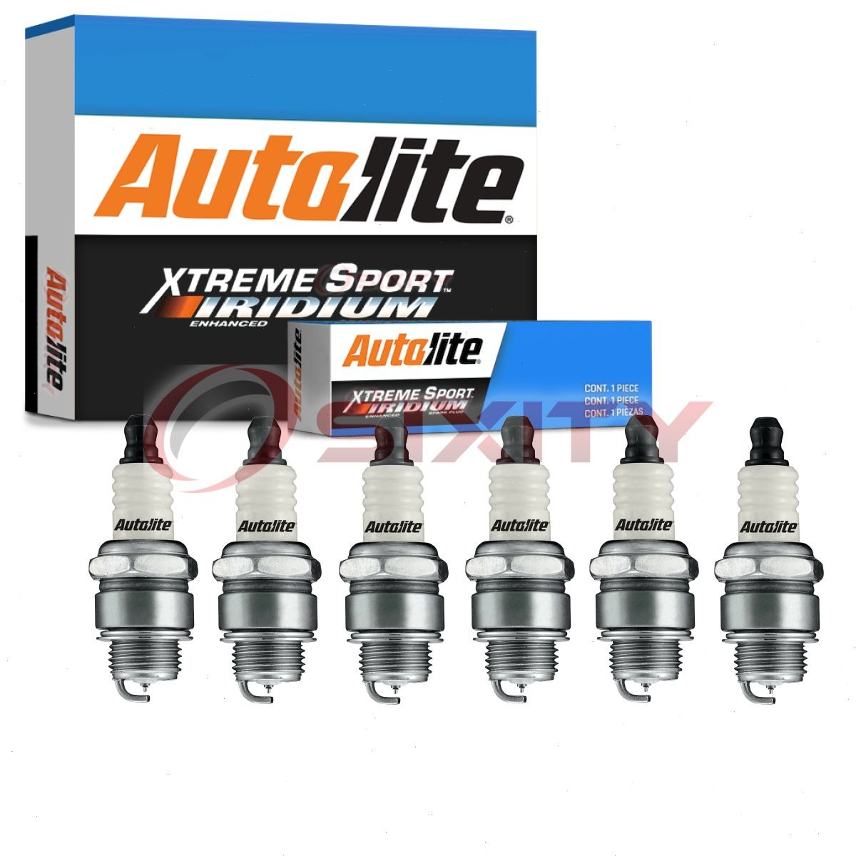 6 pc Autolite Xtreme Sport XST258DP Spark Plugs for 91620 6743 5728 1174 zd