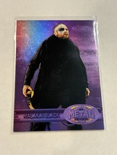 2022 Skybox Metal Universe AEW All Elite Wrestling Purple PMG /199 Malakai Black