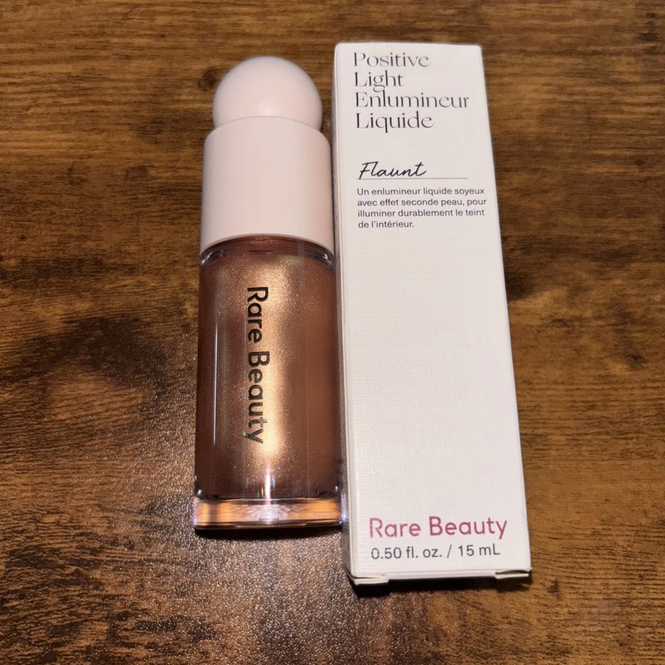 Rare Beauty Positive Light Liquid Luminizer, Flaunt 0.5 fl oz - NIB - Image 3 of 4