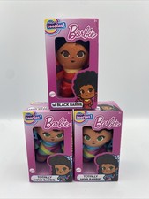 Set of 3 Barbie Micro Teenies Plush Basic Fun 1- 1st Black 2- Totally Hair New