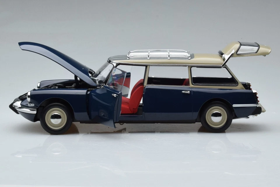 NOREV 181770 Citroen ID 19 Break Blu scala 1:18 - Immagine 3 di 4