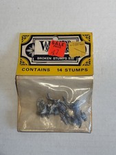 HO Scale Woodland Scenics 14 Broken Tree Stumps S32