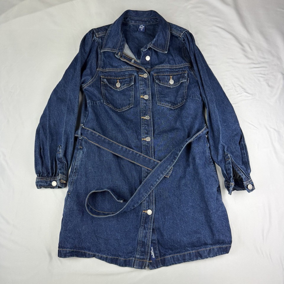 THE 1964 Denim Company Button Through Dress With Belt Size 10