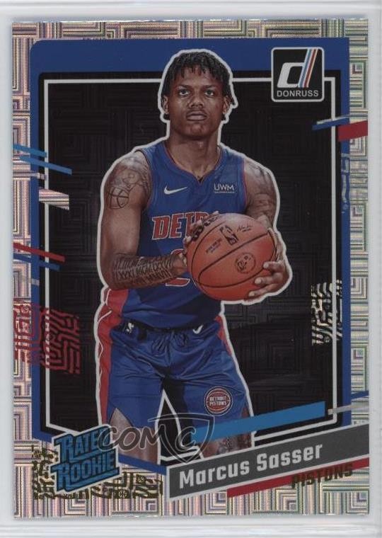 2023-24 Panini Donruss Rated Rookie Choice Marcus Sasser #222 0c6