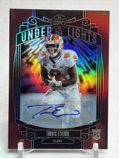 2021 Legacy Travis Etienne Under The Lights Red Rookie Auto 08/50 Clemson