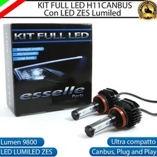 KIT FULL LED H11 6000K CANBUS XENON 9800 LM LUMEN FENDINEBBIA PER MAZDA CX-7