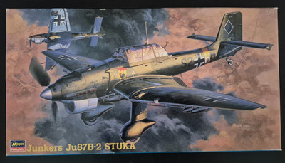 1/48 Junkers Ju87B-2 Stuka model kit by Hasegawa # 09113