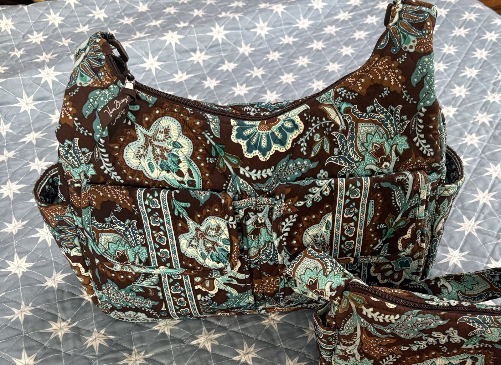 Java Blue Spring BLUE Flower PRINT VERA BRADLEY 2… - image 2