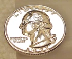 1953  Gem Proof Quarter 90% SILVER EYE CANDY Blazing Mirrored Surfaces #215 ~ 22
