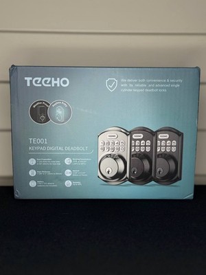TEEHO TE001 Keyless Entry Keypad Deadbolt Door Lock Oil Rubbed Bronze New