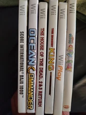Lot Of 6 Wii Game Cases And Manuals No Games