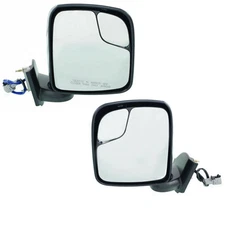 For 15-18 Chevy City Express & 13-19 NV200 Rear View Mirror Power Heat Set Pair