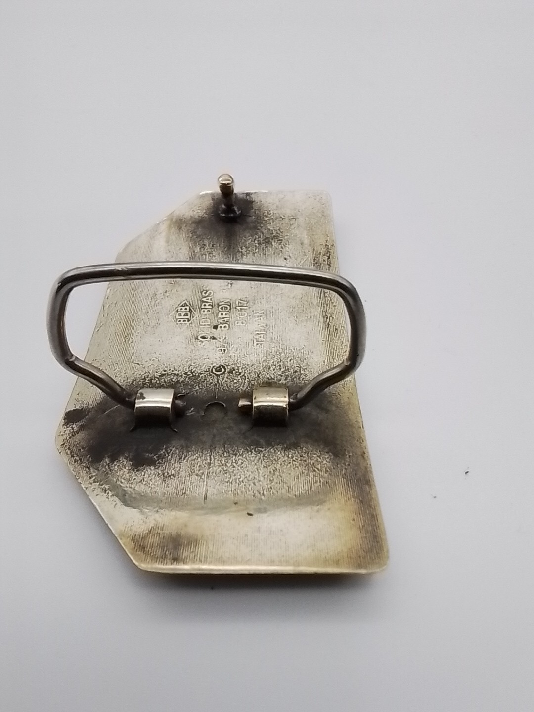 1979 BARON BUCKLE SOLID BRASS OPERATING ENGINEER … - image 4