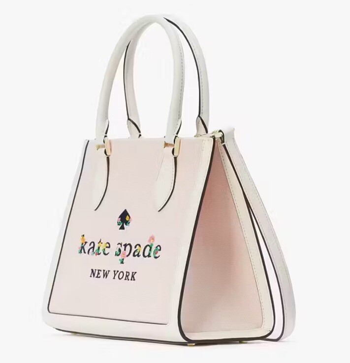 Kate Spade Garden Logo ELLIE Small Embroidered Canvas Tote