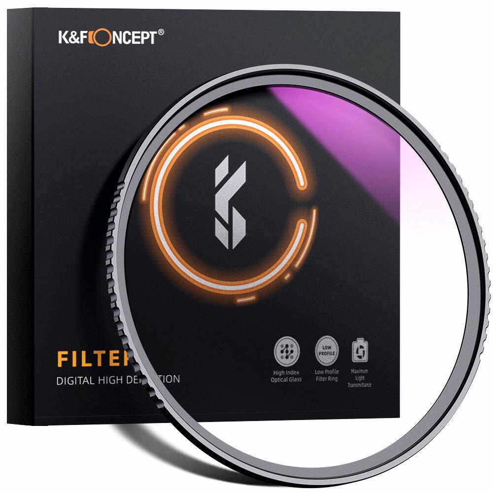 K&F Concept Filtro UV 62mm Protezione Ultravioletto con MRC (G4e)