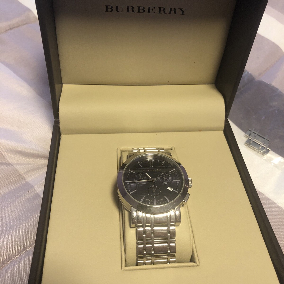 BURBERRY時計 (BU1360) BURBERRY バーバリー 腕時計 BU1360 ヘリテージ クロノグラフ