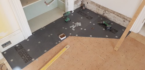 Tableros de respaldo de azulejos recubiertos de cemento aislamiento calefacción por suelo radiante - Imagen 5 de 16