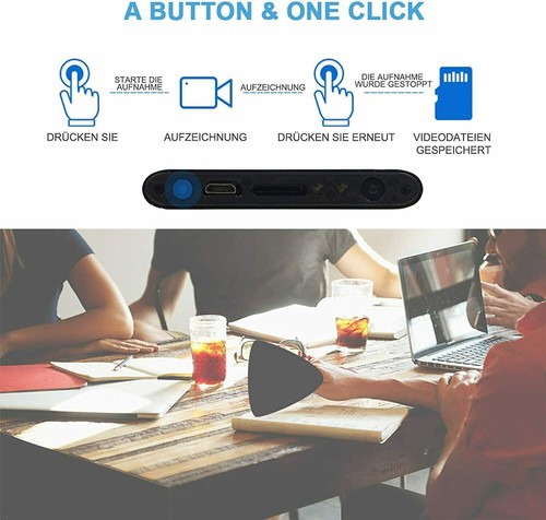 Versteckt Kamera Mini Spycam Video Ton Bild Aufnahme Powerbank Überwachung A215 - Bild 11 von 12