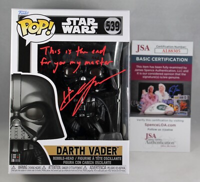 HAYDEN CHRISTENSEN SIGNED DARTH VADER FUNKO POP FIGURE OBI-WAN