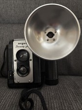 Vintage Argus Seventy-Five Camera with Strap and Flash Attachment UNTESTED