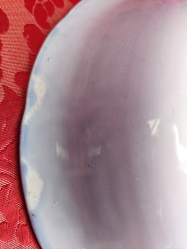Rare Antique Wood & Sons, Royal Trent Flow Blue Semi Porcelain Dish Duck Pattern - Picture 8 of 10