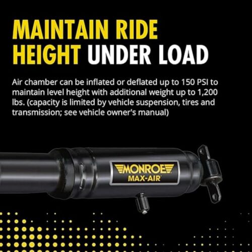 Monroe MA834 Max-Air Adjust Shock Absorber MAINTAIN RIDE HEIGHT UNDER LOAD EASY - Picture 3 of 5