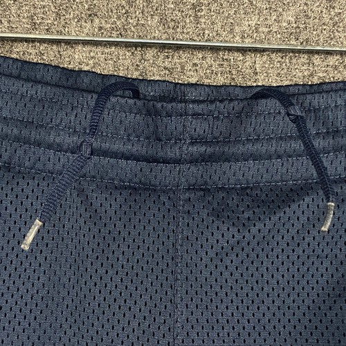 Nike Mens Large Active Shorts Navy Mesh Basketball Training Drawstring Pockets - Picture 2 of 13