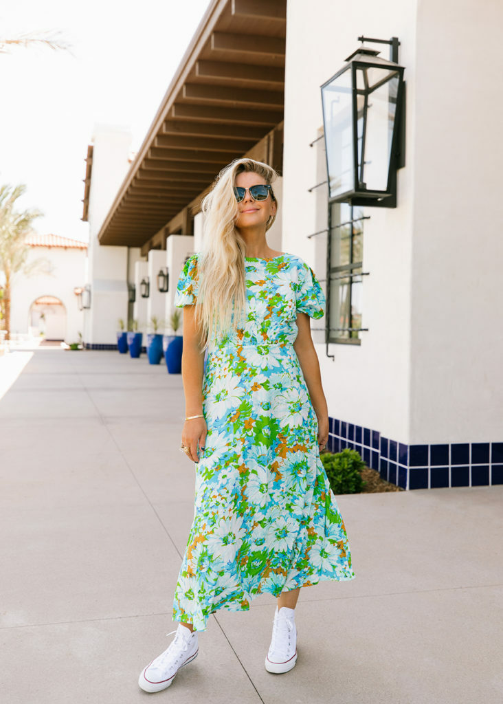 NWT FAITHFULL THE BRAND Beline Floral Midi Dress Size S (US4) $189 | eBay